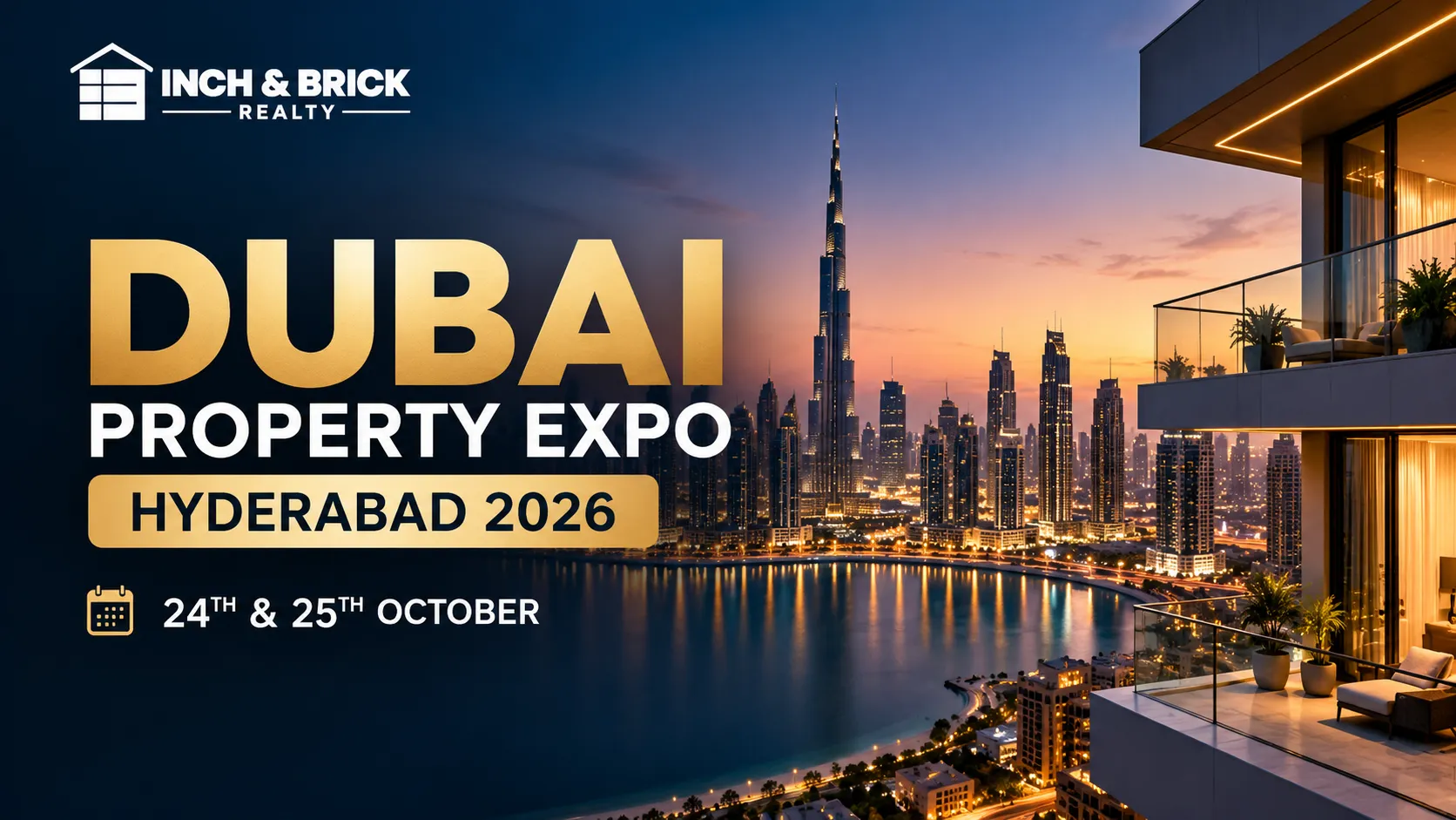 Dubai Property Investment Expo Hyderabad | 24-25 October 2026