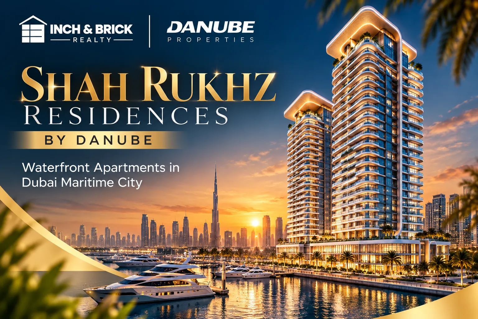 Shah Rukhz Residences by Danube | Dubai Waterfront Apartments