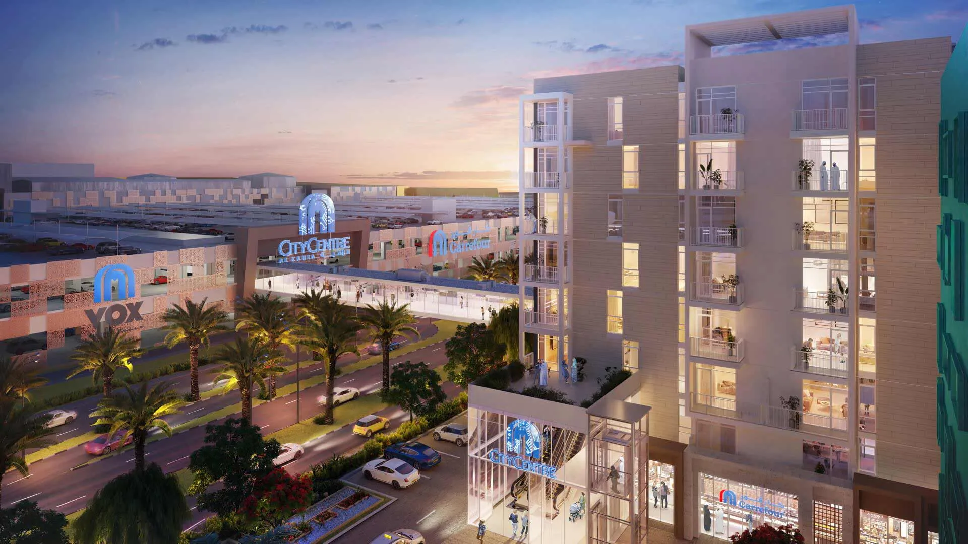 1-bed Apartments in Uptown Al Zahia