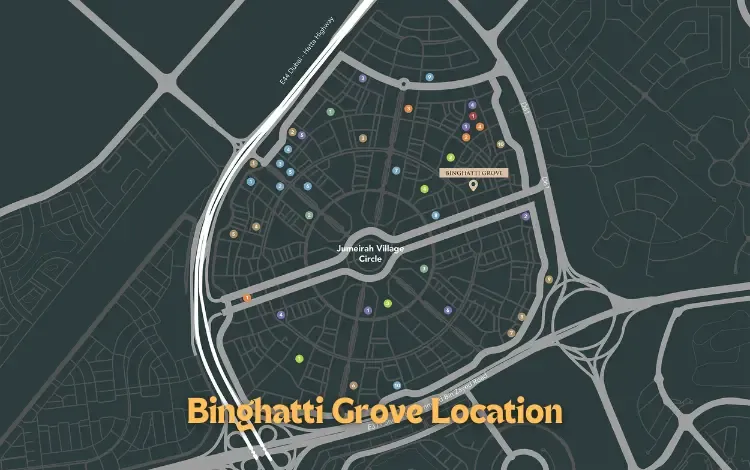 Binghatti Grove at Jumeirah Village Circle, Dubai - Inchbrick Realty