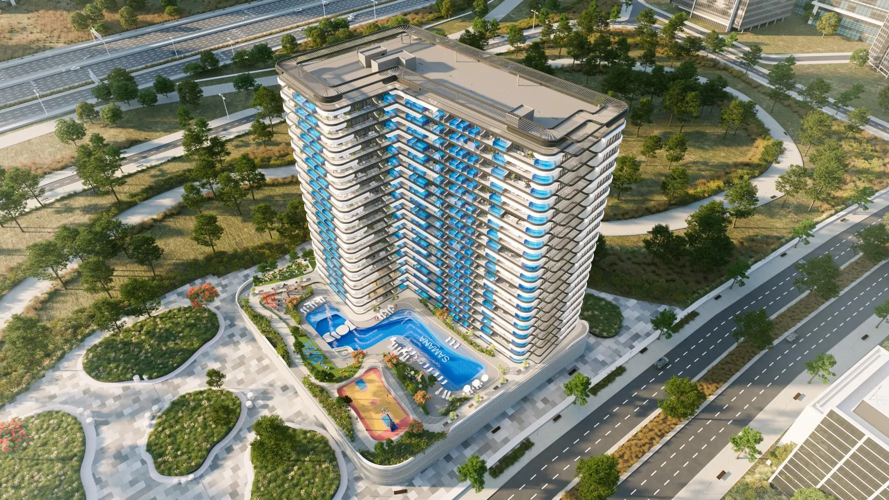 Samana Resorts at Dubai Production City by Incbrick Realty