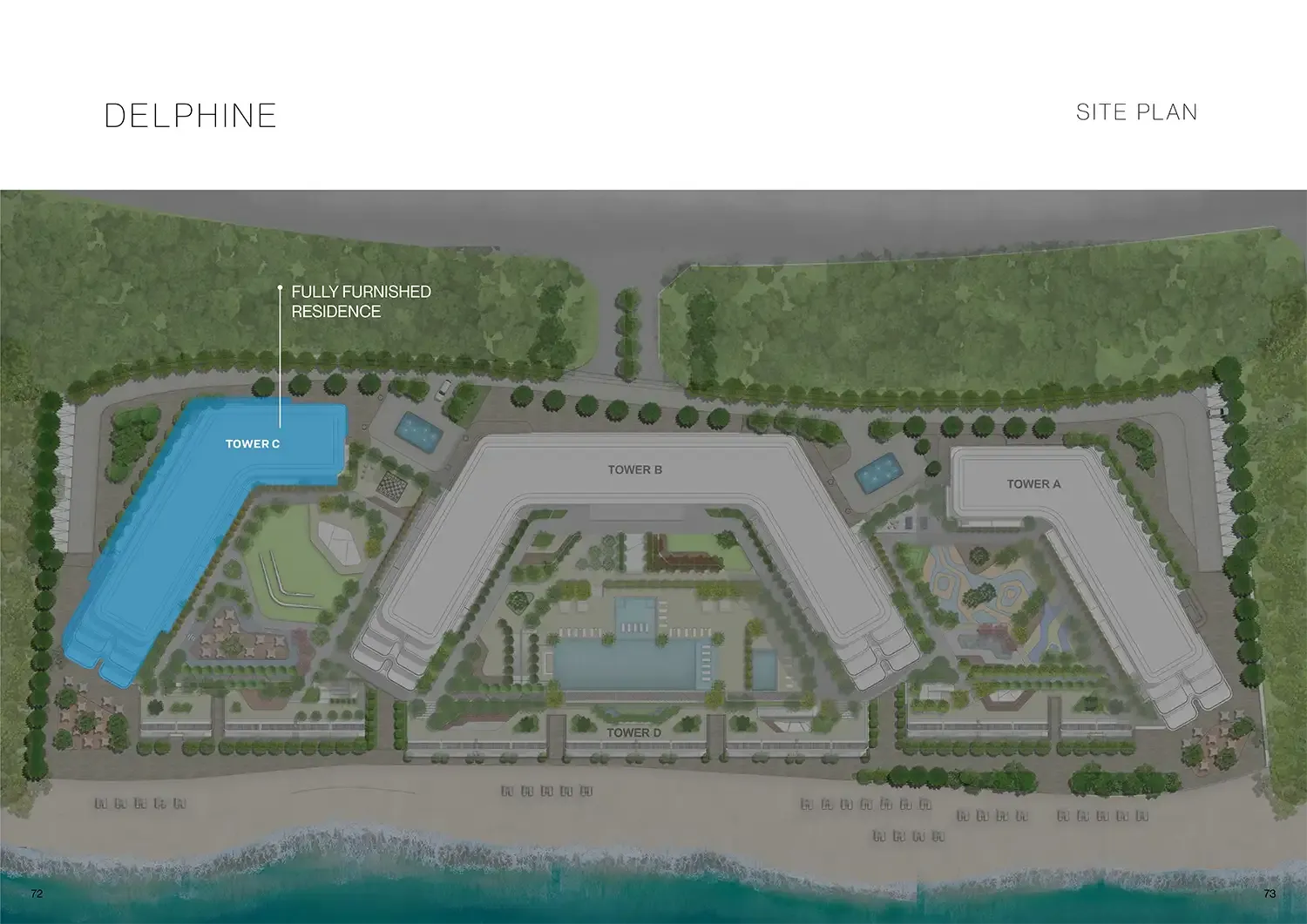 Master Plan Delphine Beach Residences at Siniya Island