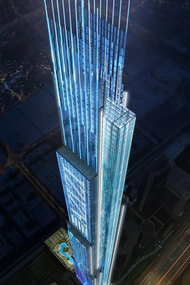 World's second tallest tower in Dubai - Burj azizi - Inchbrick Realty