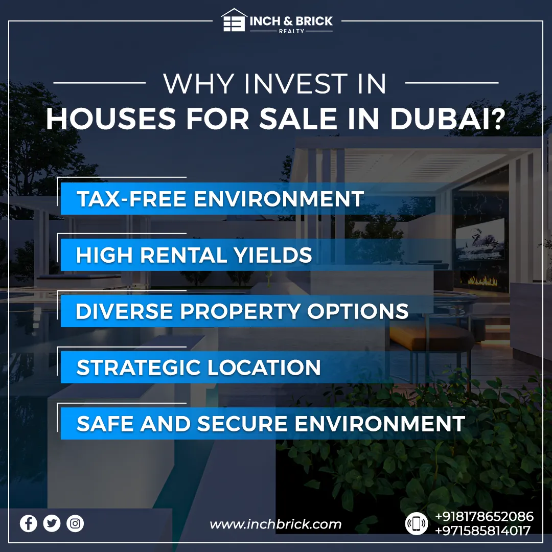 Houses for Sale in Dubai - inchbrick realty