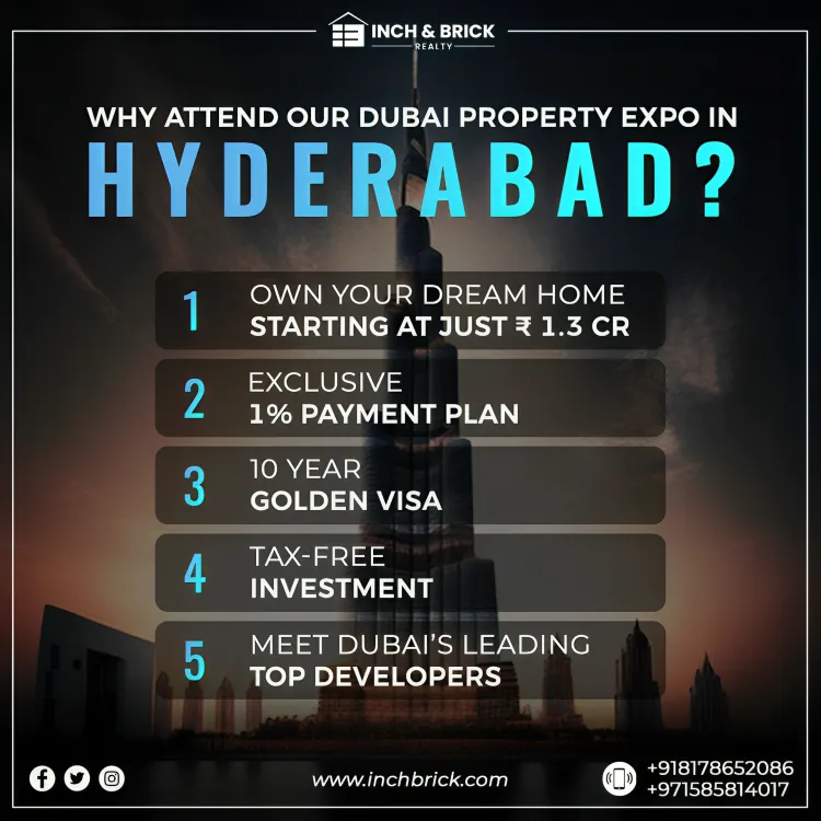 Dubai Property Expo in Hyderabad - Inchbrick realty