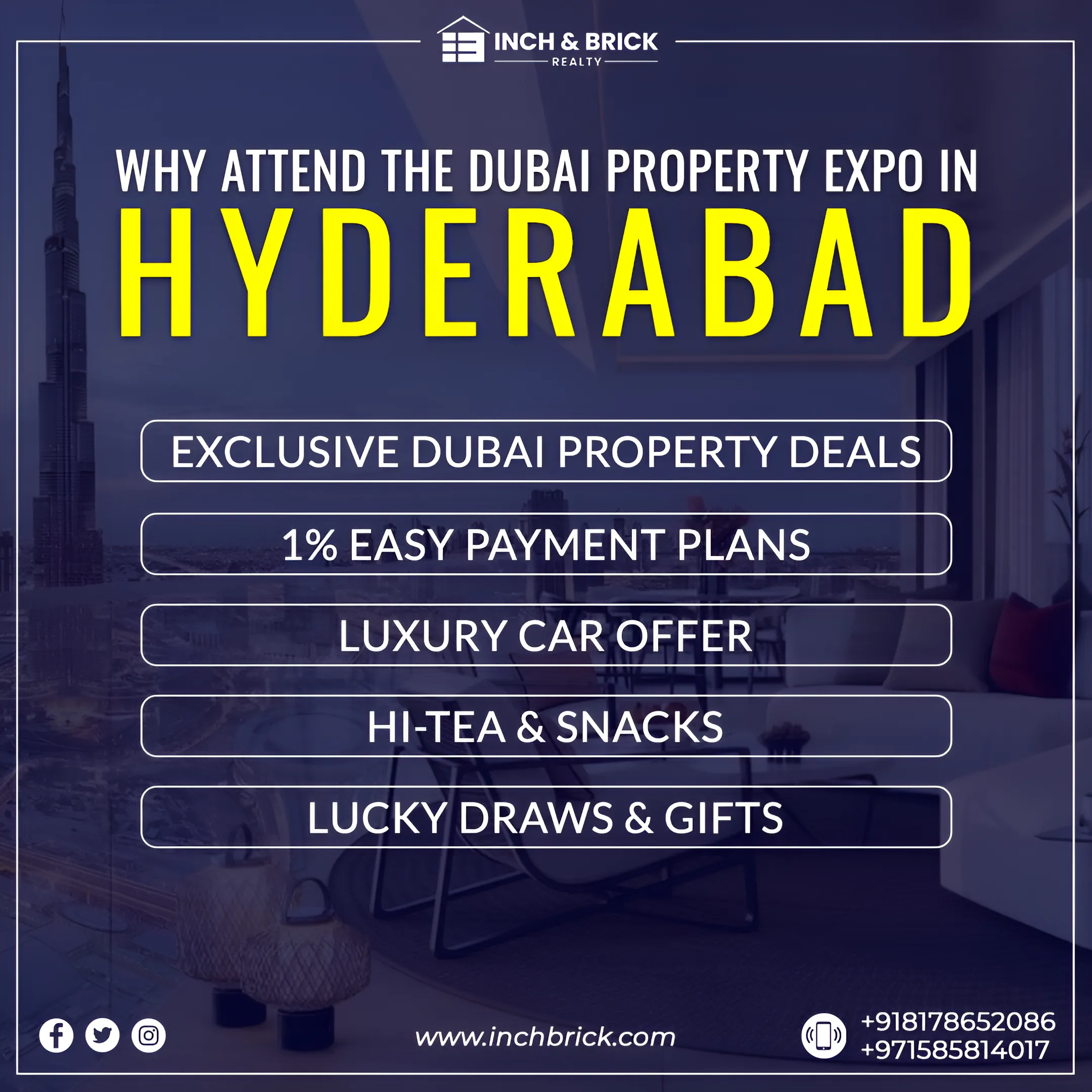 Property Expo in Hyderabad by Inchbrick Realty