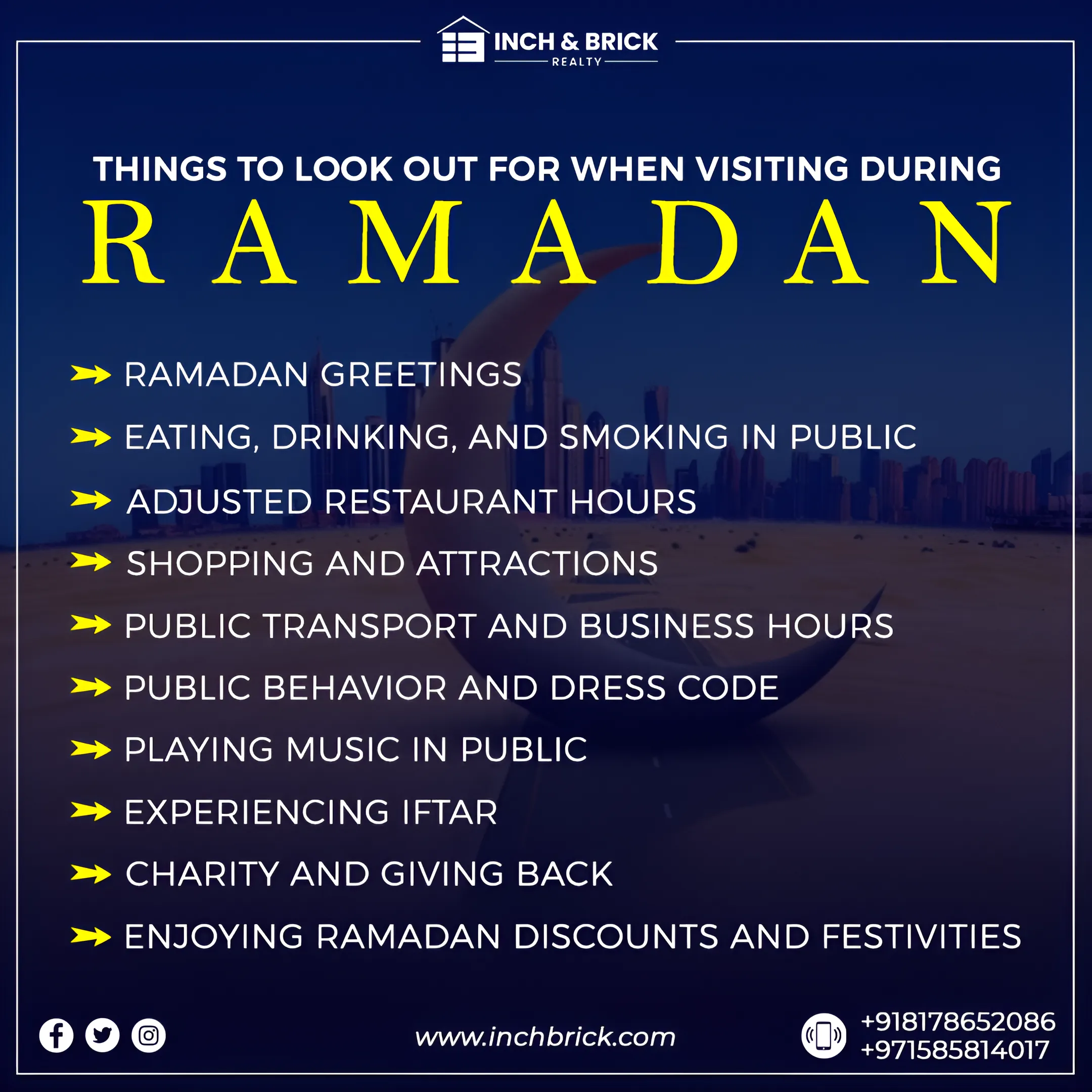 Visit to Dubai - Inchbrick Realty