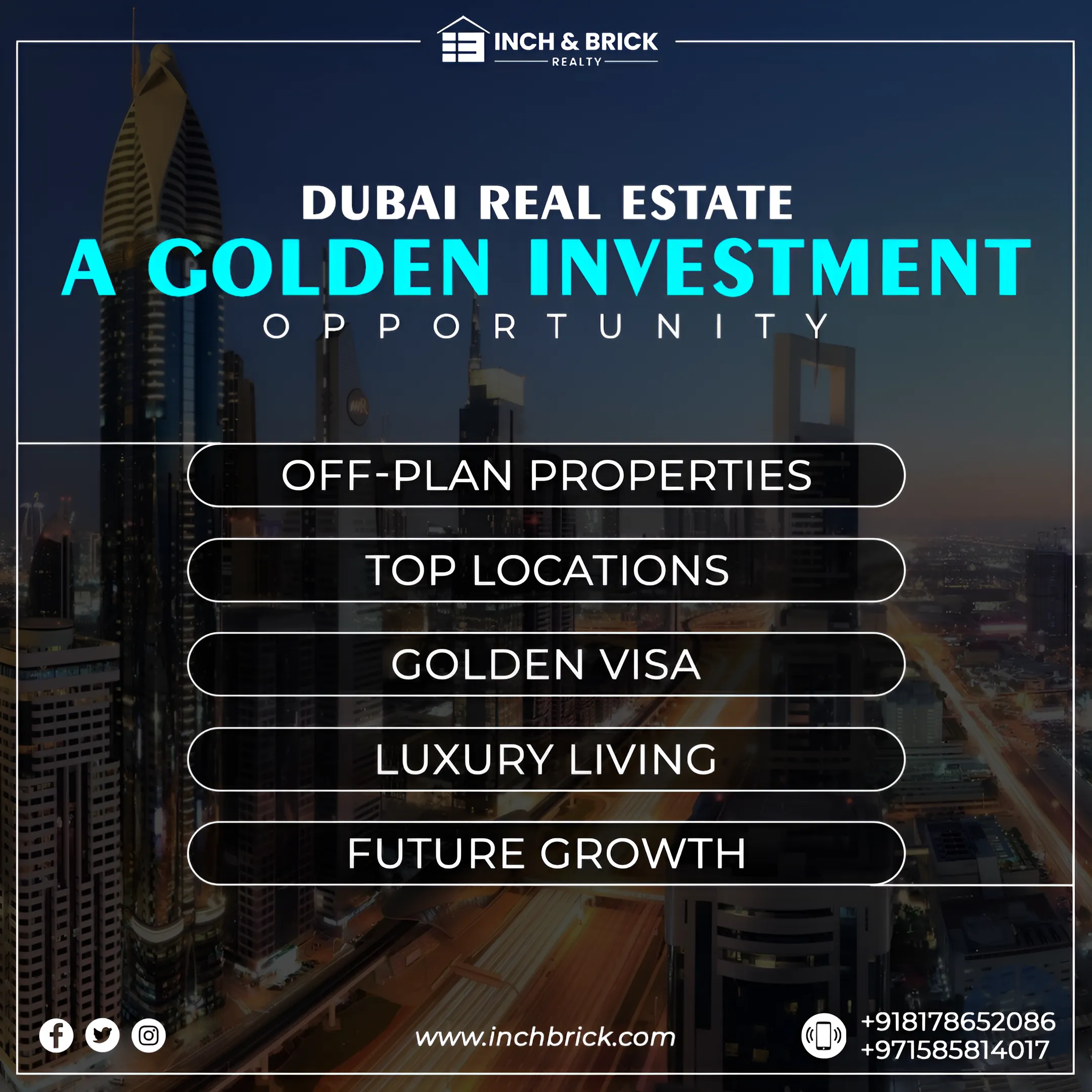 World Most-Visited City Dubai - Inchbrick Realty