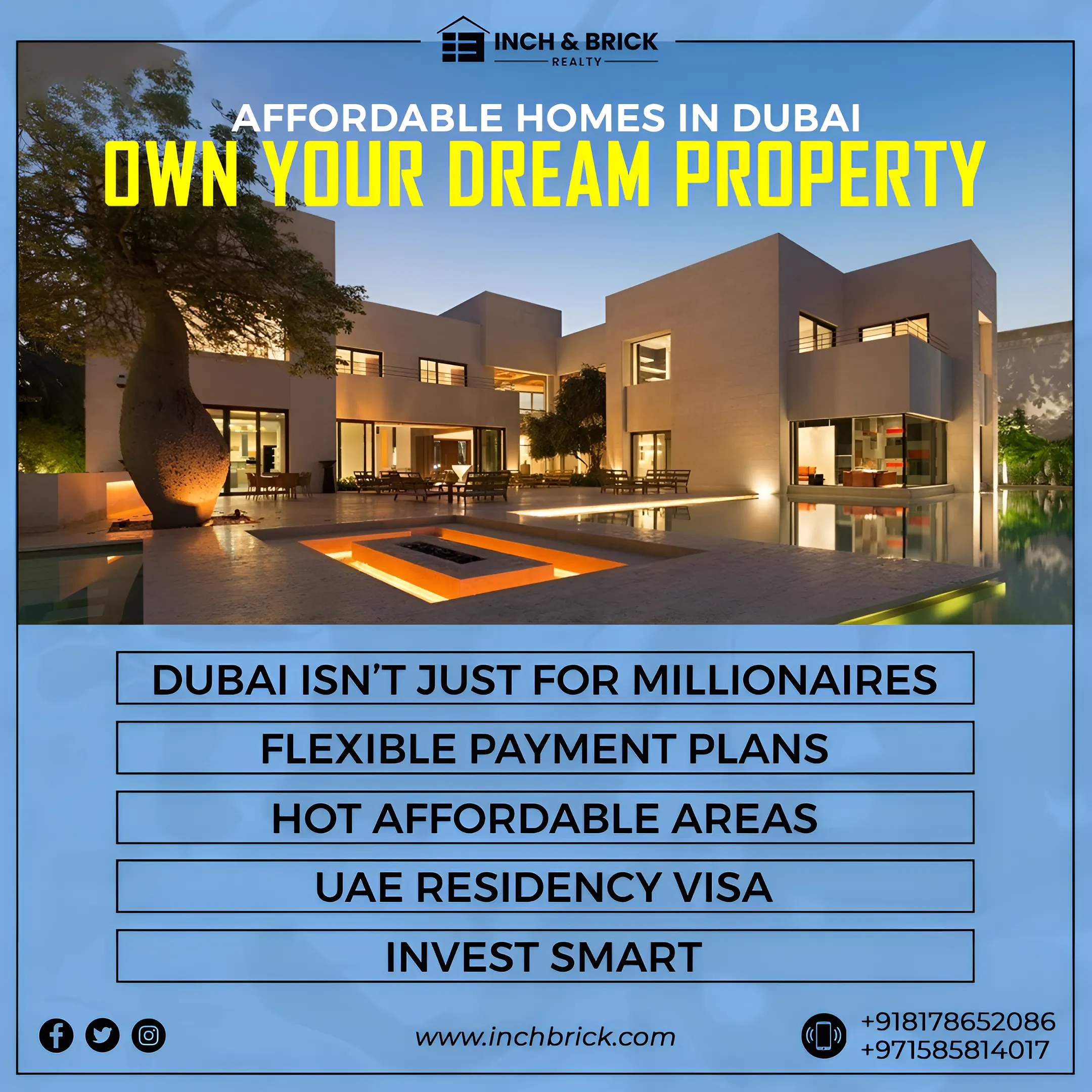 Cheap house for sale in Dubai - Inchbrick Realty