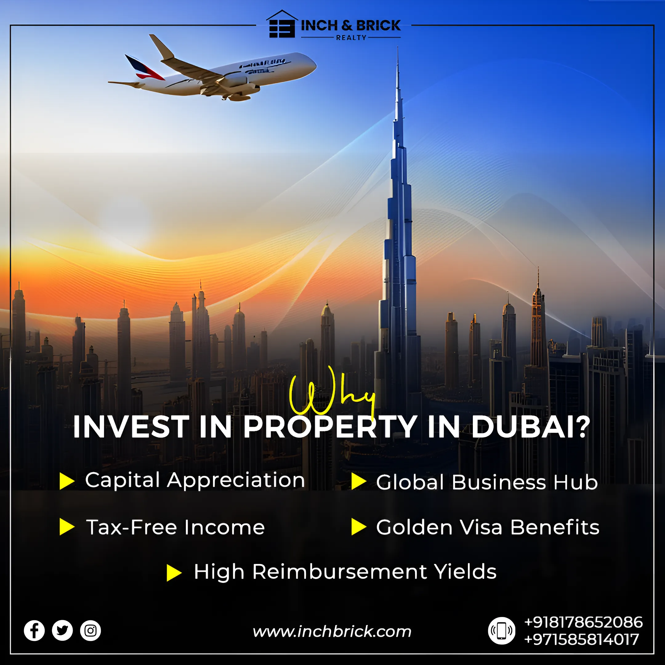 Best Property investment in Dubai-Inchbrick realty 