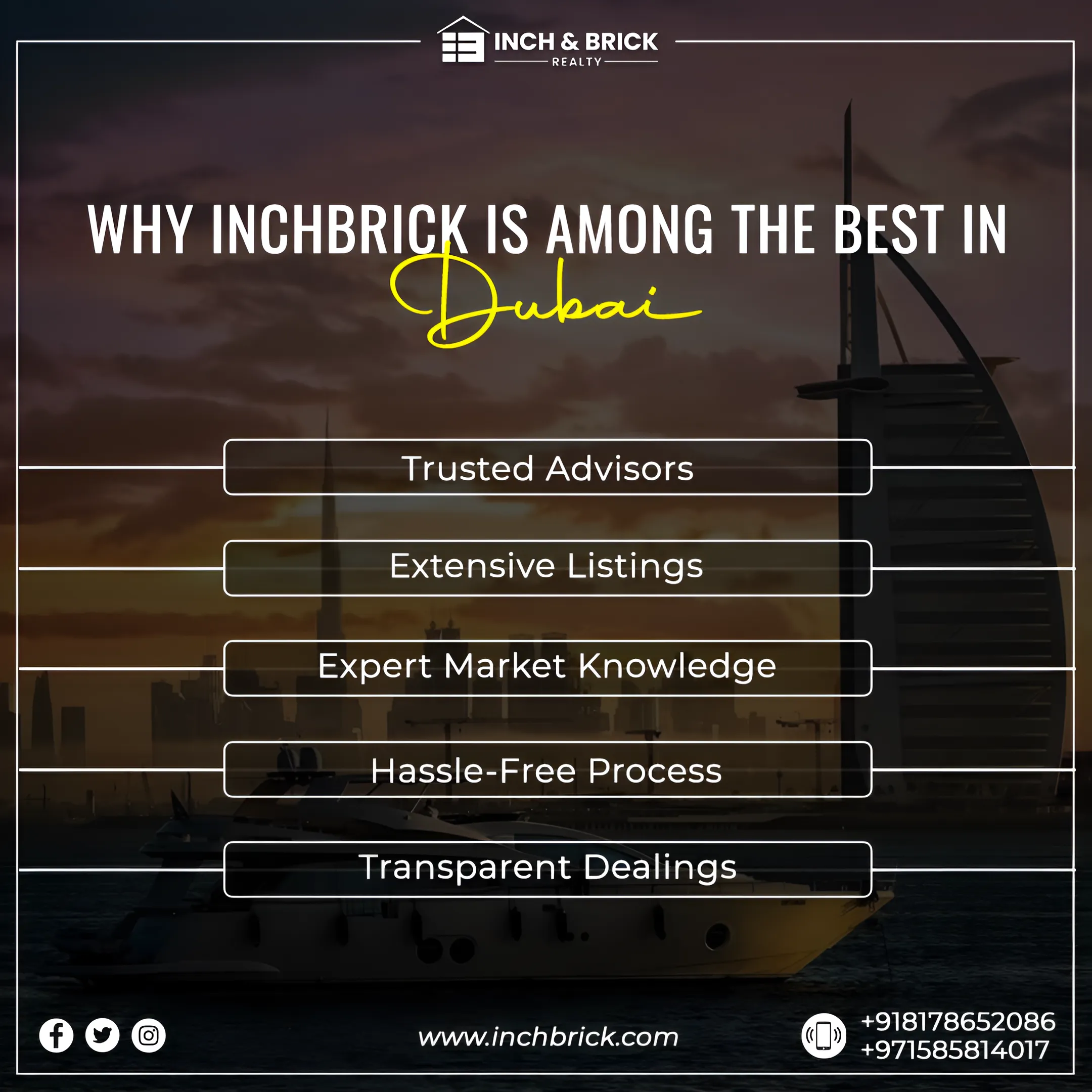 inchbrick best real estate agency in dubai