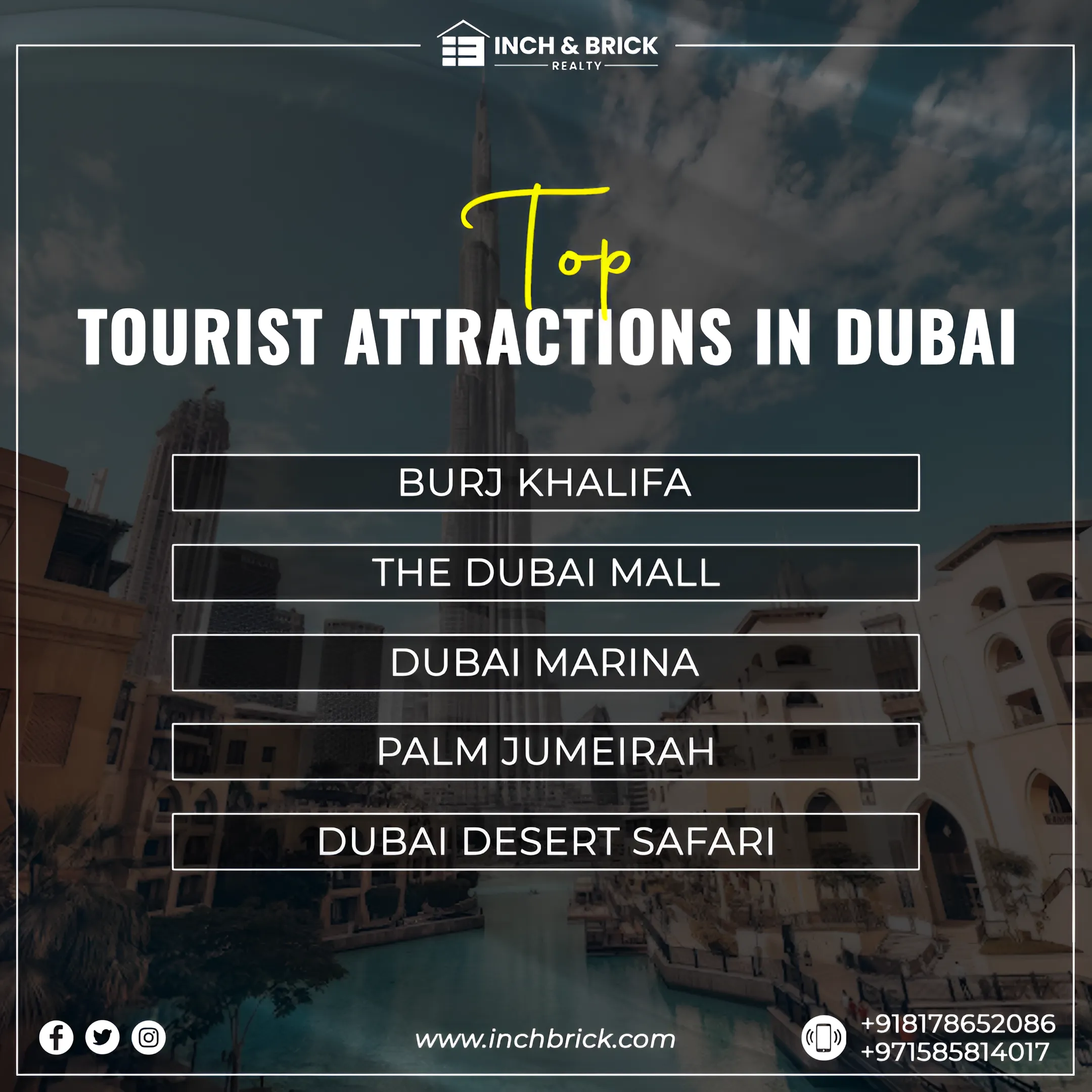 Tourist Place in Dubai