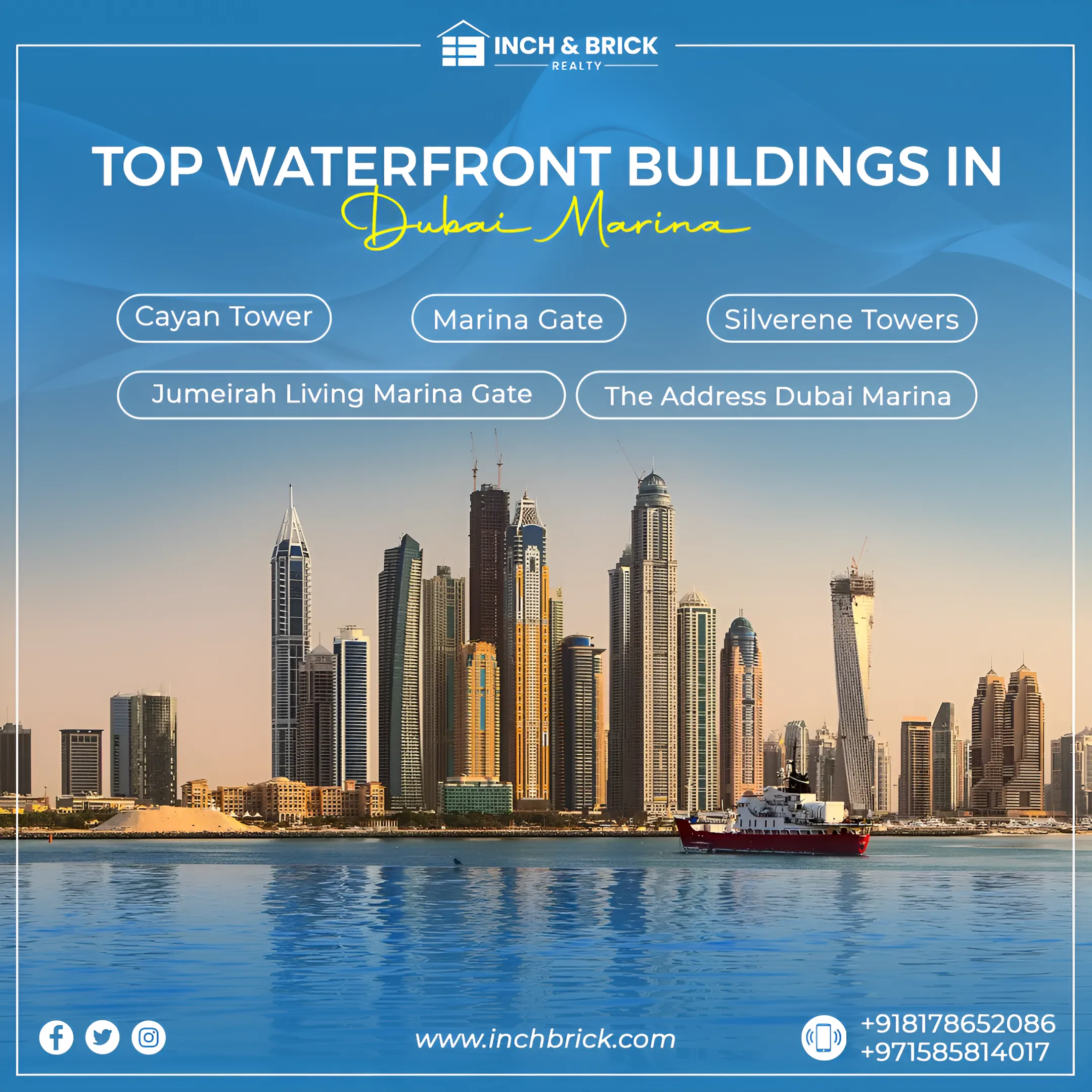Dubai Marina Waterfront Apartments for Sale | Luxury Living by the Sea