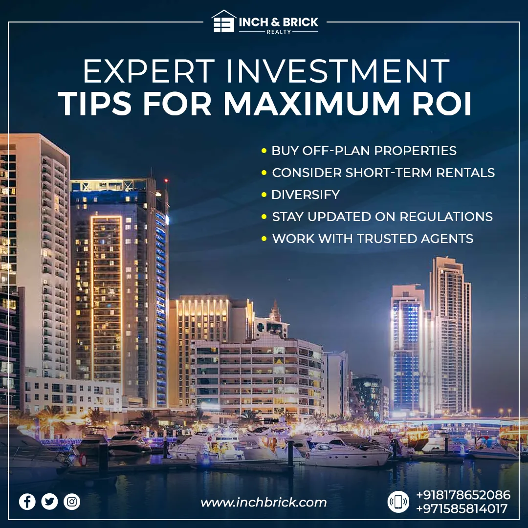 Best ROI Areas in Dubai Real Estate 2025 | Inch & Brick Realty