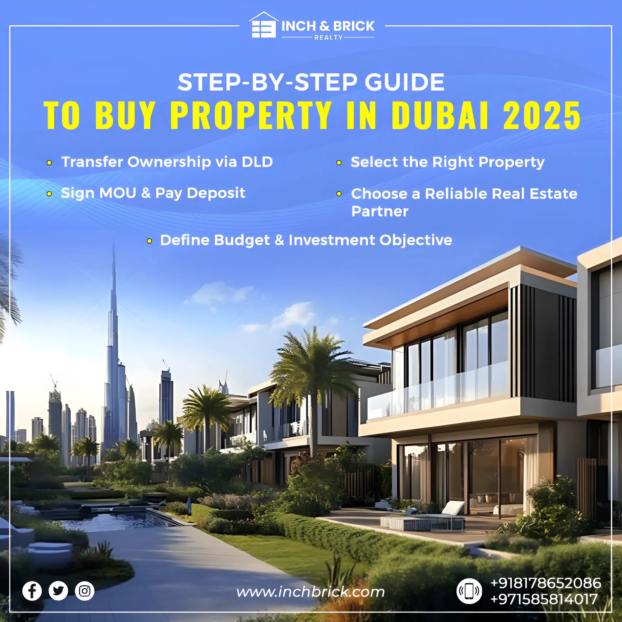 Guide to Buy Property in Dubai 2025
