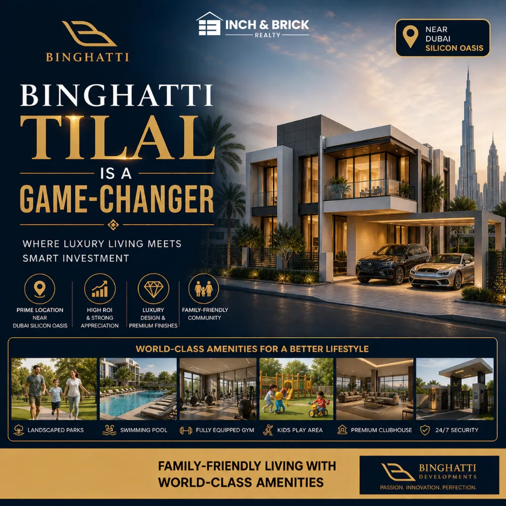 Invest Smart at Binghatti Tilal Near Silicon Oasis Dubai