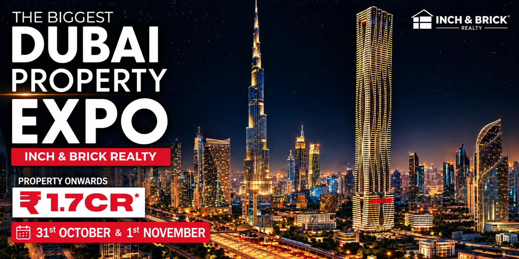 Upcoming Property Show in Pune 2026 | Dubai Real Estate Expo by Inch & Brick Realty
